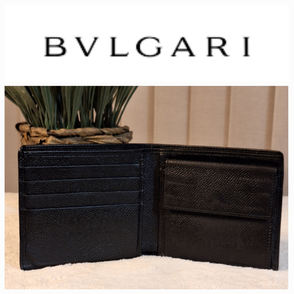 Bvlgari Men's Leather Wallet - Picture 16 of 16